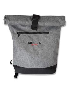 Dressa Rolltop csavart tetejű hátizsák - szürke