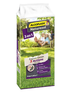Növényeknek való műtrágya Algoflash AG3BIO250 Fű 3 az 1 10 kg