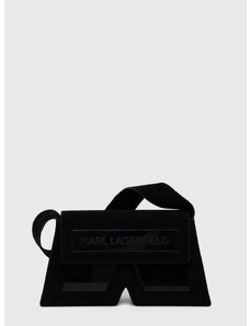 Karl Lagerfeld velúr táska lila
