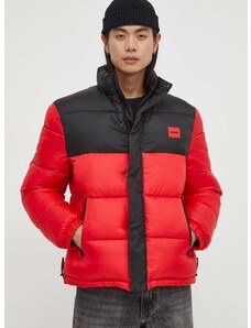 HUGO rövid kabát férfi, piros, téli
