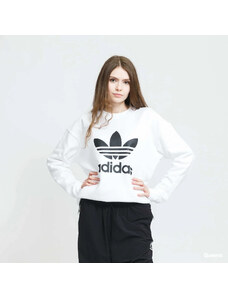 adidas Originals Női kapucnis pulóver adidas Trefoil Crew Sweatshirt White