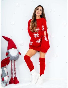 TMC Stílusos női pulóver SUK-DZ23-23 karácsonyi motívummal