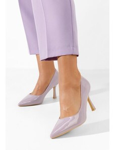 Zapatos Inanna világos lila tűsarkú cipő