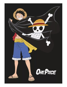 One Piece polár takaró fekete 100x140cm