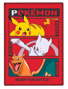 Pokémon Battle polár takaró 100x140 cm