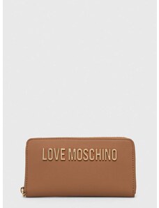 Love Moschino pénztárca barna, női