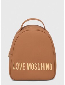 Love Moschino hátizsák barna, női, kis, sima