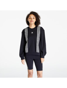 adidas Originals Női kapucnis pulóver adidas Adicolor 70's 3-Stripes Sweatshirt Black