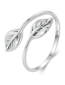 Ékszerkirály Ezüst gyűrű, leveles