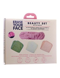 Erase Your Face arcbőr tisztító szett Beauty Set