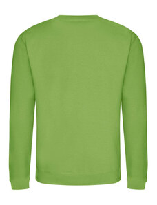 Környakas pulóver, Just Hoods AWJH030, hagyományos szabású, Lime Green-2XL