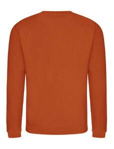Környakas pulóver, Just Hoods AWJH030, hagyományos szabású, Burnt Orange-2XL