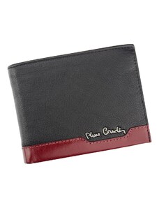 Pánská kožená peněženka Pierre Cardin Berdy - fekete-piros
