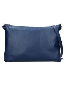 Divatos női bőr crossbody táska Facebag Elesna - kék