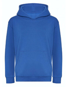 Organikus gyerek kapucnis pulóver Just Hoods AWJH201J, Royal Blue-L