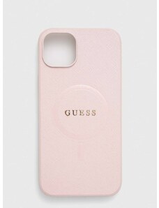 Guess telefon tok iPhone 15 Plus / 14 Plus 6.7'' rózsaszín