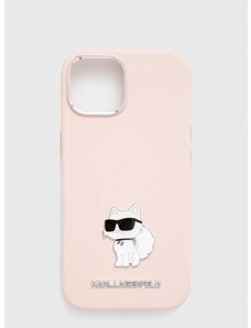 Karl Lagerfeld telefon tok iPhone 15 / 14 / 13 6.1'' rózsaszín