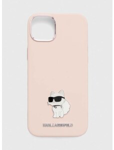Karl Lagerfeld telefon tok iPhone 15 Plus / 14 Plus 6.7'' rózsaszín