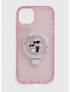 Karl Lagerfeld telefon tok iPhone 15 Plus / 14 Plus 6.7'' rózsaszín