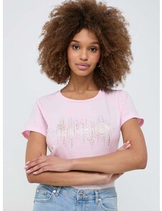 Liu Jo t-shirt női, rózsaszín