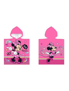 Disney Minnie poncsó törölköző pink 50x100cm