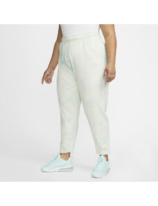 Női melegítőnadrágok Nike Sportswear Cloud-Dye Jersey Medium-Rise Joggers Plus Size Mint Foam/ White