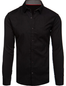 BASIC Fekete egyszínű ing DX2535