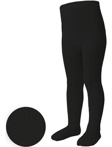 BASIC Fekete lány harisnya kötött mintás Art. 071 FN372, BLACK