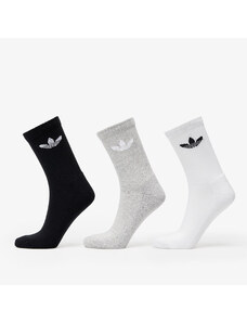 adidas Originals Férfi zoknik adidas Trefoil Cushion Crew Sock 6-Pack Black/ White/ Medium Grey Heather