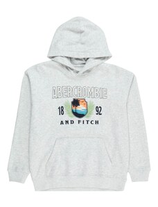 Abercrombie & Fitch Tréning póló 'TECH' szürke melír / narancs / fekete / piszkosfehér