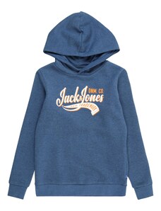 Jack & Jones Junior Tréning póló sötétkék / narancs / fehér