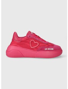 Love Moschino sportcipő rózsaszín, JA15415G1IIY960B, JA15284G1IJC510A