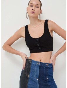 Moschino Jeans top női, fekete