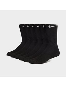 Nike 6-Pack Cushioned Training Crew Socks Női Kiegészítők Zoknik SX7666-010 Fekete