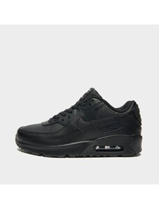 Nike Air Max 90 Leather Gyerek Cipők Sneakers CD6864-001 Fekete