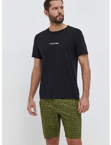 Calvin Klein Underwear pizsama zöld, férfi, mintás