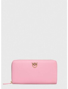 Pinko bőr pénztárca rózsaszín, női, 100250 A0F1