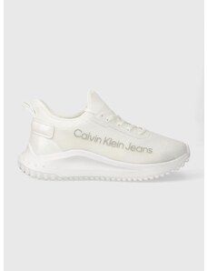 Calvin Klein Jeans sportcipő EVA RUN SLIPON LACE MIX LUM WN fehér, YW0YW01303