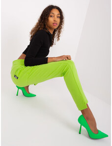RELEVANCE Sweatpants-RV-DR-8380.25P-lime green
