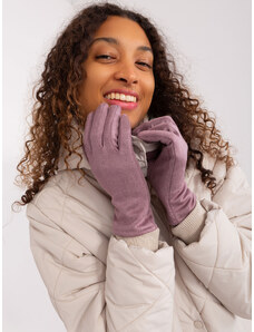 Fashionhunters Purple women's smartphone gloves