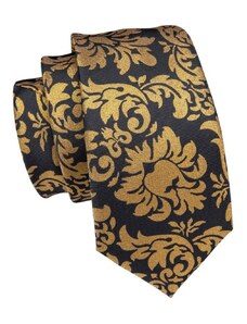 ÚRIDIVAT Selyem nyakkendő szett (arany mintás)