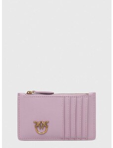 Pinko bőr pénztárca rózsaszín, női, 100251.A0GK