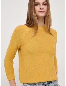 Weekend Max Mara pamut pulóver könnyű, sárga