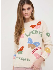 Weekend Max Mara pulóver női, bézs
