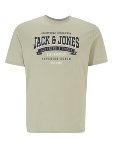 Jack & Jones Plus Póló tengerészkék / világoszöld / fehér