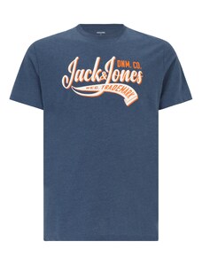 Jack & Jones Plus Póló tengerészkék / narancs / fehér