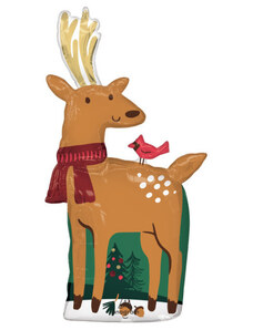 KORREKT WEB Reindeer, Rénszarvas fólia lufi 101 cm