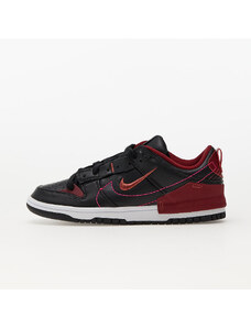 Nike W Dunk Low Disrupt 2 Black/ Canyon Rust-Team Red-Hyper Pink, Női alacsony szárú sneakerek