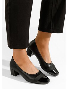 Zapatos Selea fekete alacsony sarkú körömcipő
