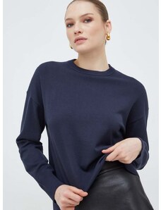 Weekend Max Mara pulóver könnyű, női, sötétkék